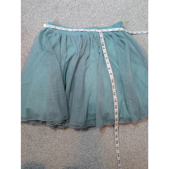 Tulle Blue Midi Skirt - Picture 5 of 5